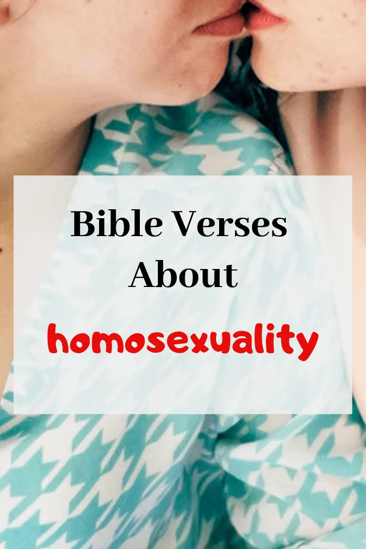 Bible verses about Homosexuality