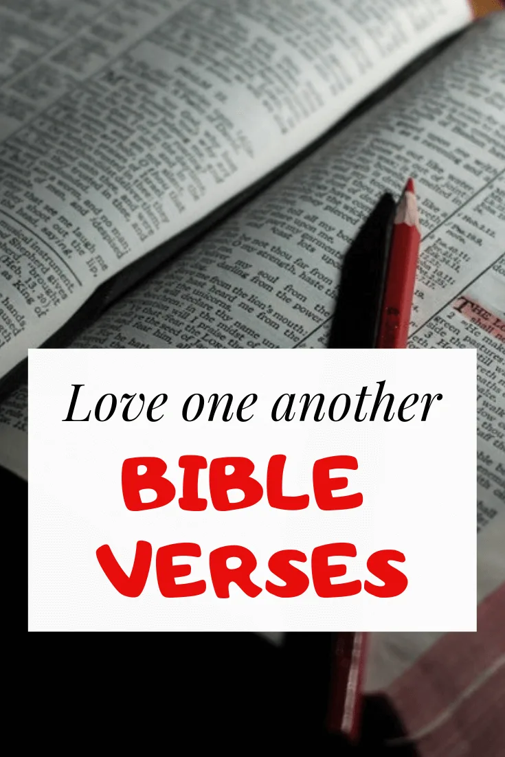 Love One Another Bible verses