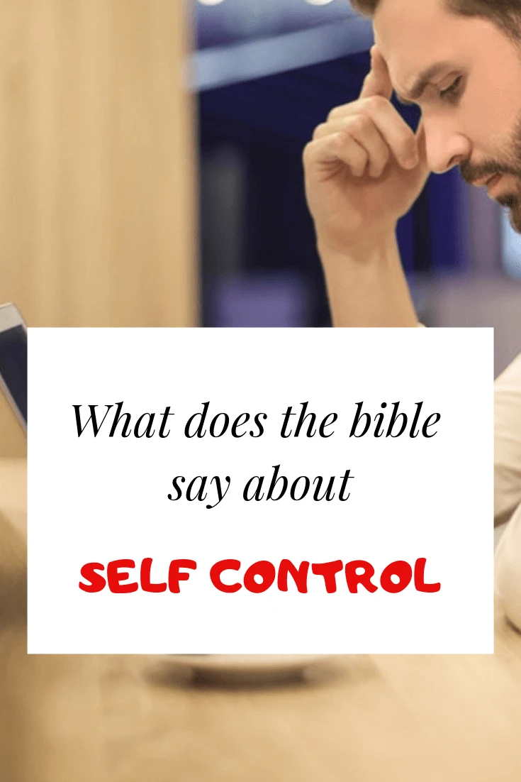 What does the bible say about self-control