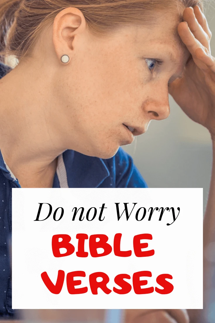 Do not worry about tomorrow bible verse