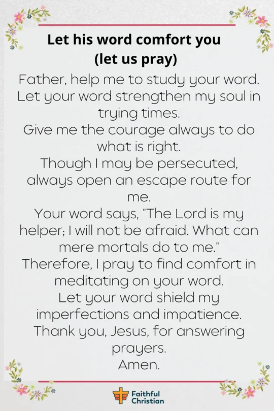 Prayer for patience at work (with Bible verses)