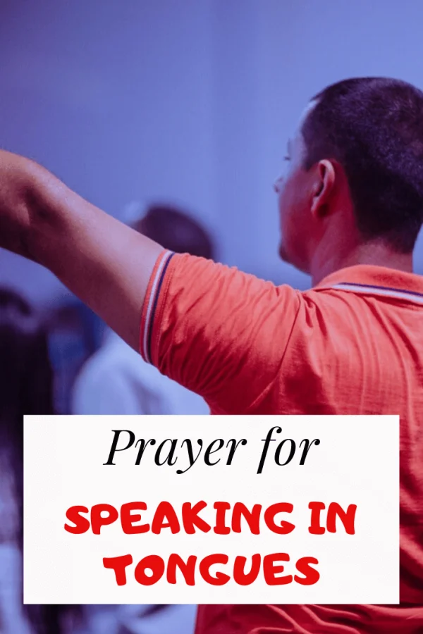 Prayer for speaking in tongues