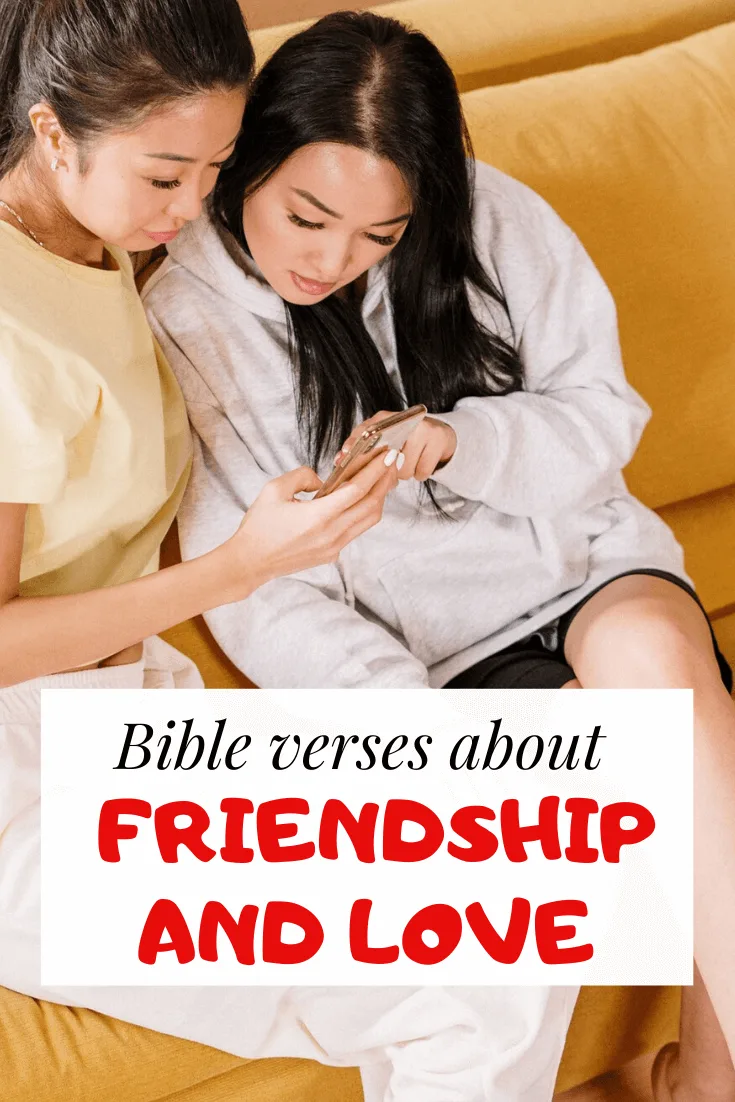 Bible verses about friendship and love