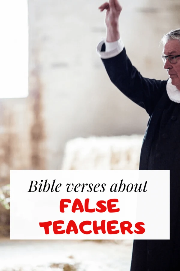 Scriptures About false Teachers