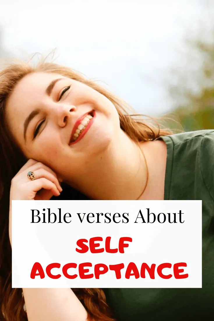 Bible verses about self Acceptance