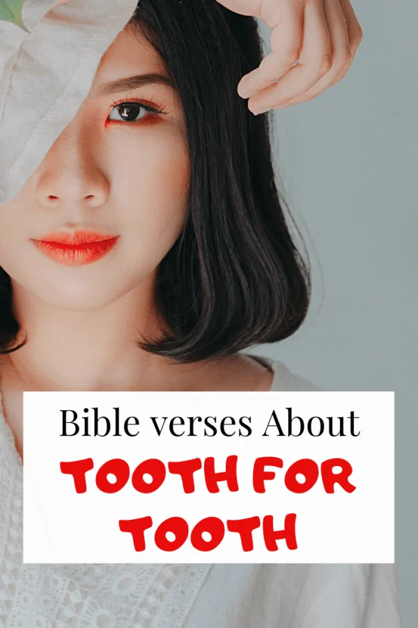 scriptures about tooth for tooth