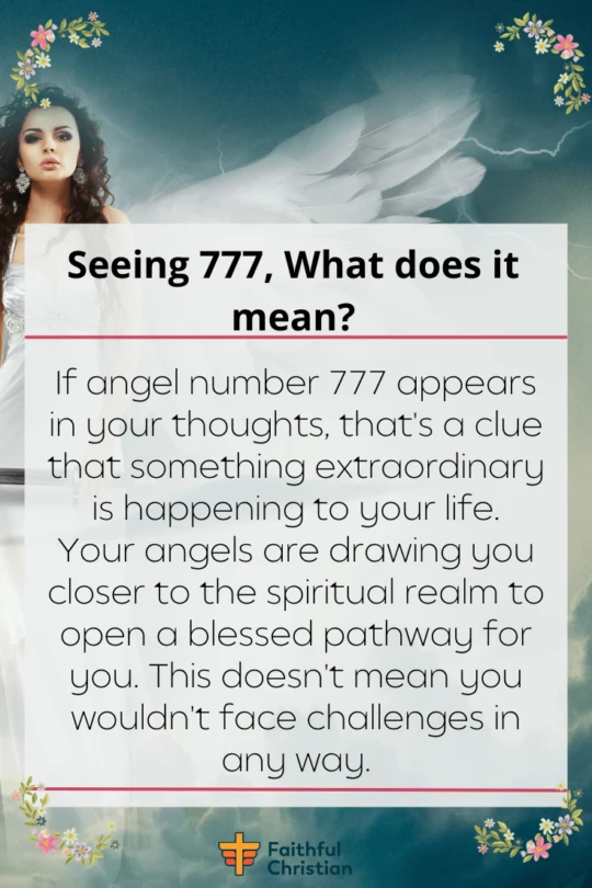 777 Meaning - What does Seeing Angel number 777 mean