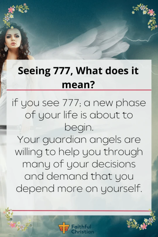 777 Meaning - What does Seeing Angel number 777 mean
