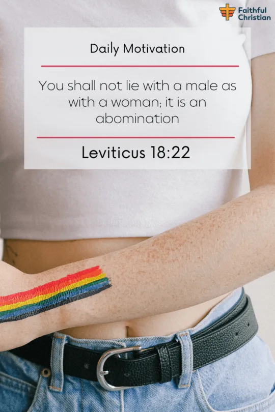 Bible Verse About Gay (Homosexuality) What Does The Scriptures Say 