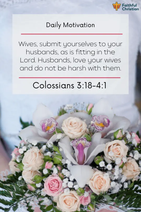 Bible Verses about wives submit to Husbands (Respect & Obey them) 