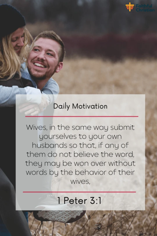 Bible Verses about wives submit to Husbands (Respect & Obey them) 