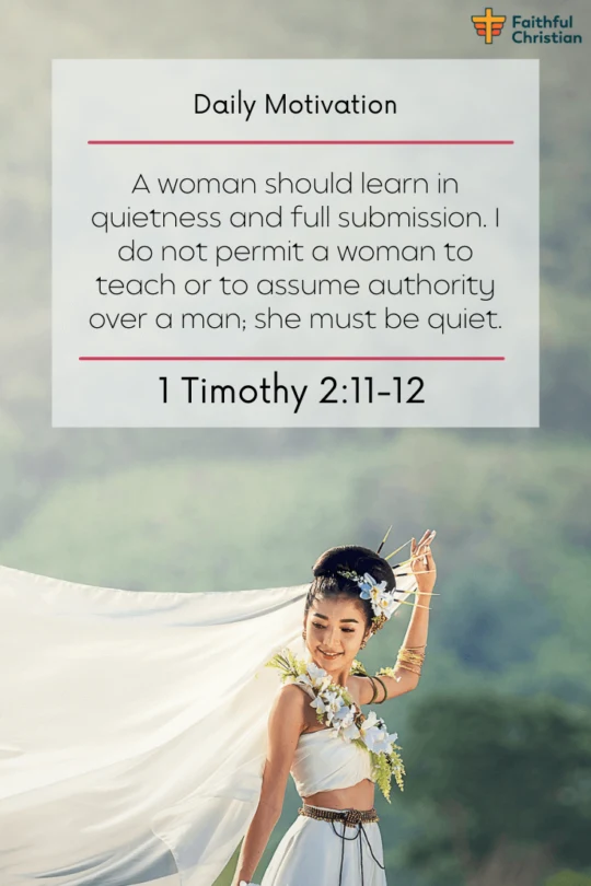 Bible Verses about wives submit to Husbands (Respect & Obey them) 