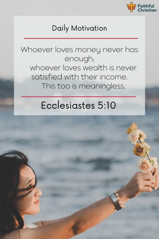 Bible verses About Greed and Materialism (Scriptures) 