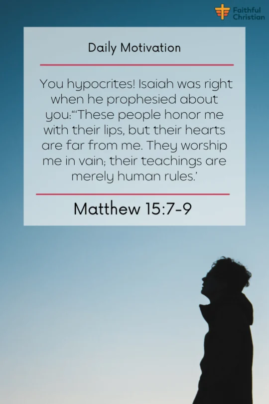 Bible verses About hypocrisy and hypocrites (Scriptures)