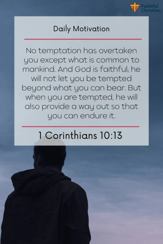 Bible verses about Temptations and Scriptures for way out