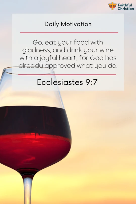 Bible verses about drinking Wine or Alcohol (Powerful Scriptures)