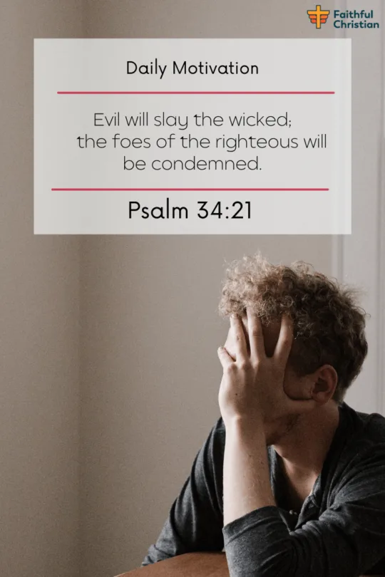 Bible verses about evil and evil doers (Scriptures)