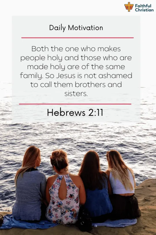 Bible verses about friendship and love (Sticking Together) 