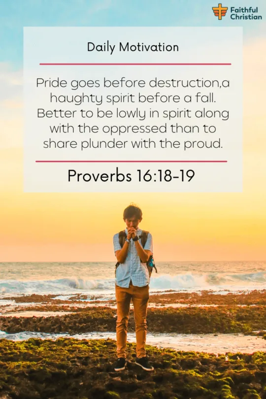 Bible verses about pride and Being Proud (scriptures)