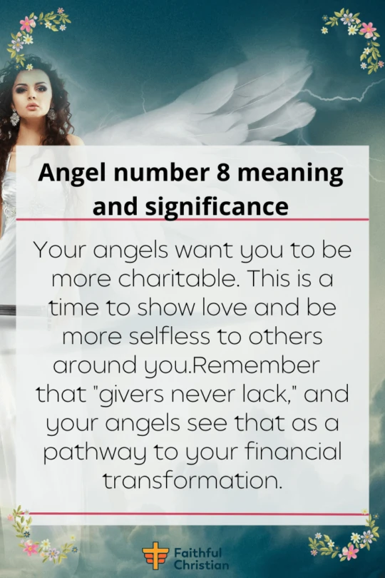 Seeing Angel Number 8 Spiritual Meaning & Symbolism