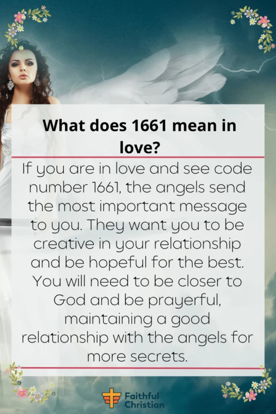 1661 Angel Number Spiritual Meaning (Love, relationship)