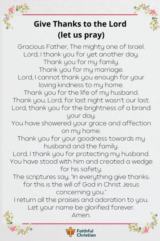 Good Morning Prayer for My husband (with Bible Verses) 