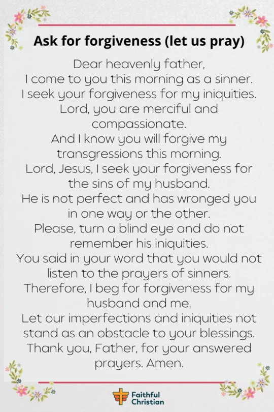 Good Morning Prayer for My husband (with Bible Verses) 
