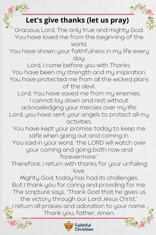 Goodnight prayers Bedtime Prayers With Bible Verses 