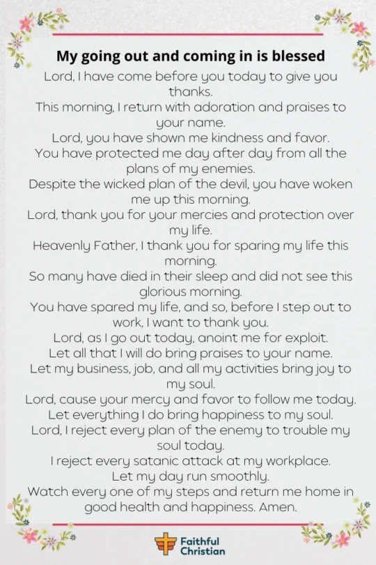 Morning Prayer Before Work 