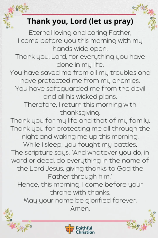 Morning prayers to Start the day (with bible verses)