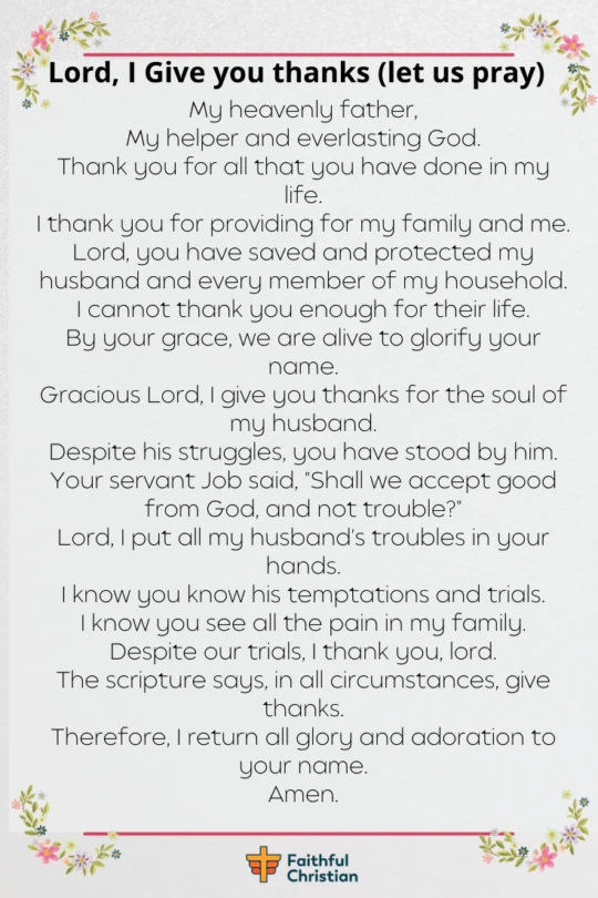 Powerful Prayer for Encouragement for Husband