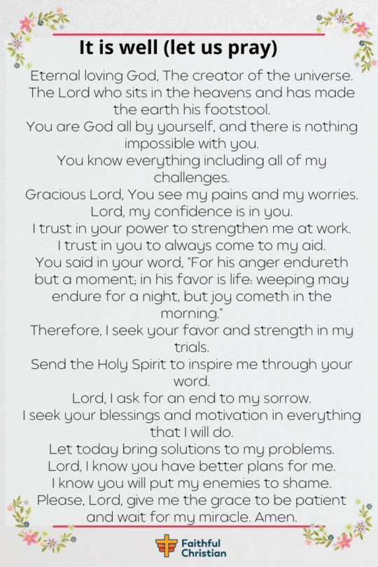 Prayer for Encouragement at work (Problems and Protection)