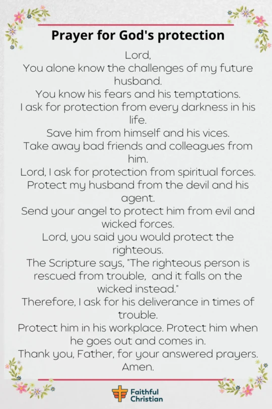 Prayer for my future husband & To get married 