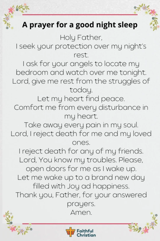 Short and Powerful Evening prayers with Bible Verses