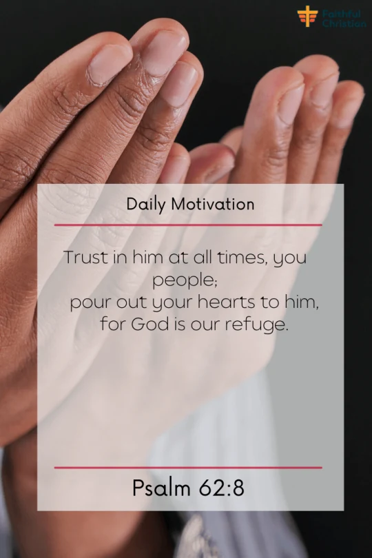 Bible verses about Trusting God in difficult times 