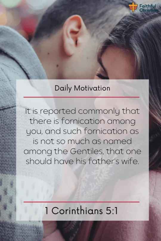 Bible verses about fornication