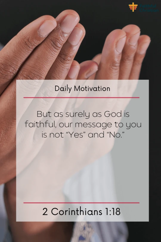 God is faithful 29 Bible verses about God's faithfulness