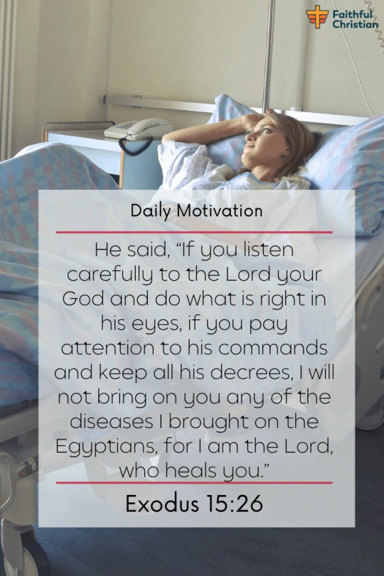 Healing Bible Verses for Sickness 15 Scriptures For the Sick 