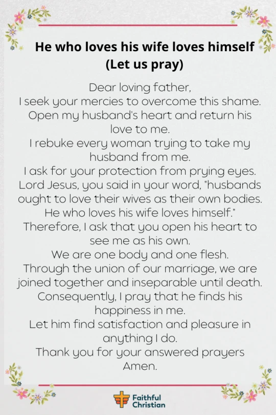 Powerful Prayer For My Husband To Love Me Again 