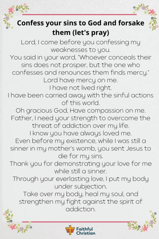 Powerful Prayer for Addiction - For friends, loved one and family members 