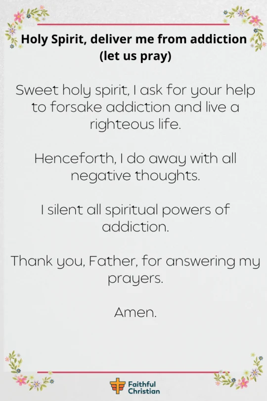 Powerful Prayer for Addiction - For friends, loved one and family members 