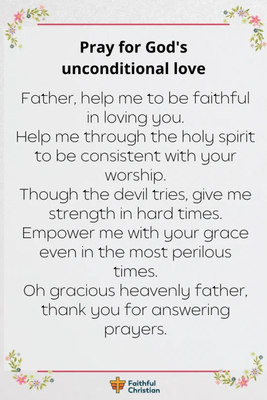 Powerful Prayer for God's Love & Mercy (With Bible Verses) 