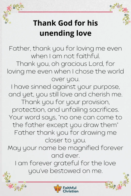 Powerful Prayer for God's Love & Mercy (With Bible Verses) 