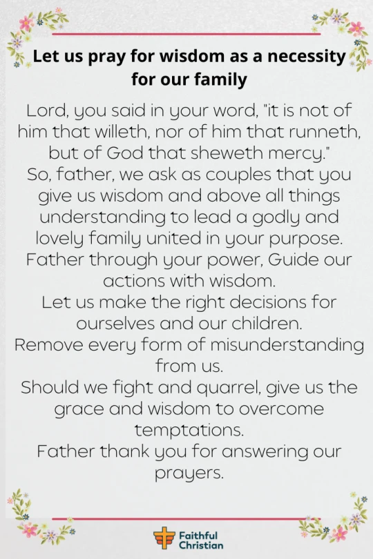 Powerful Prayer for family love and unity (With Bible Verses)