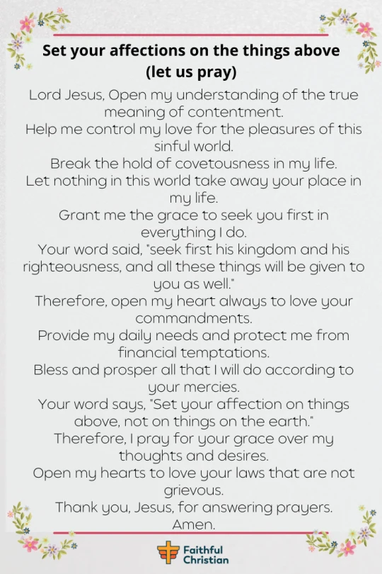 Prayer For contentment with Who you are (And what you have)