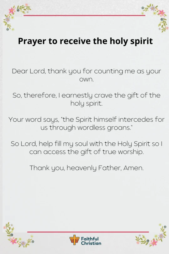 Prayer for speaking in tongues (1)