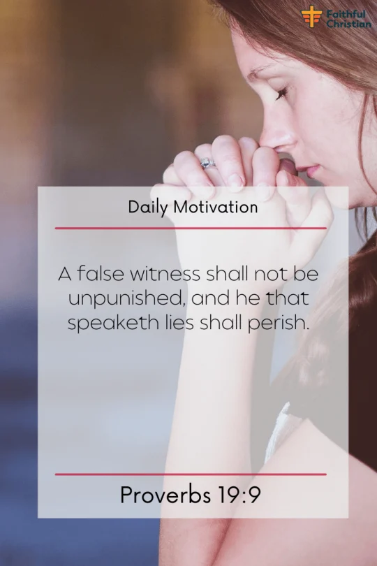 Thou Shalt Not Lie 12 Bible verses about lying and deceit (14)