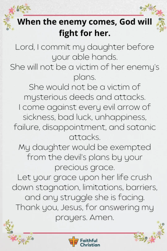 Powerful Prayer for Daughter's Birthday 