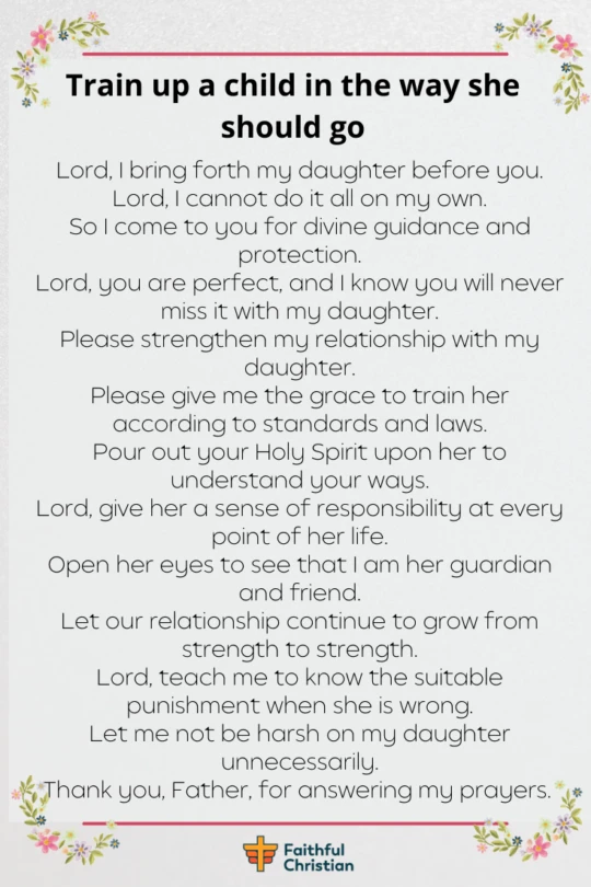 Prayer for mother and Daughters relationship