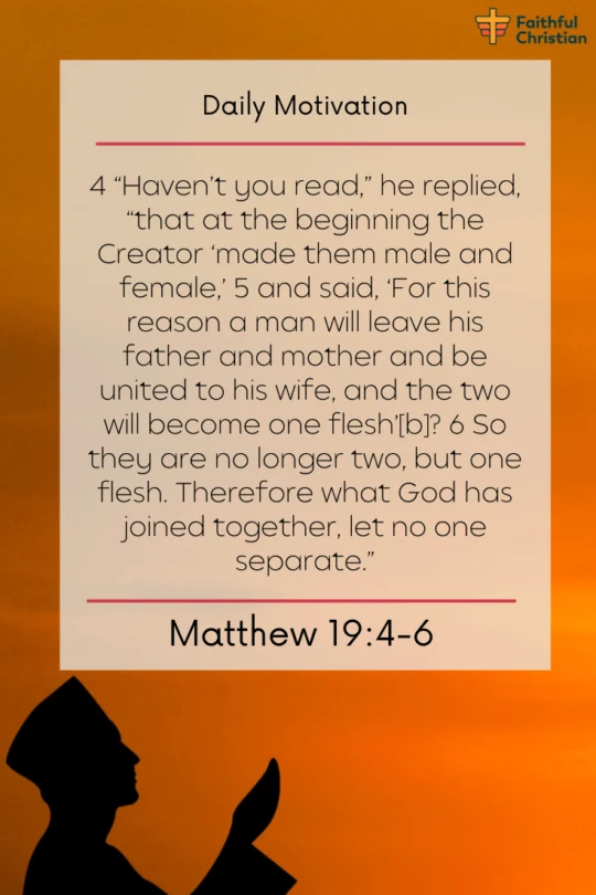 Bible Verses about Man And Wife [Male and female][NIV] (16)